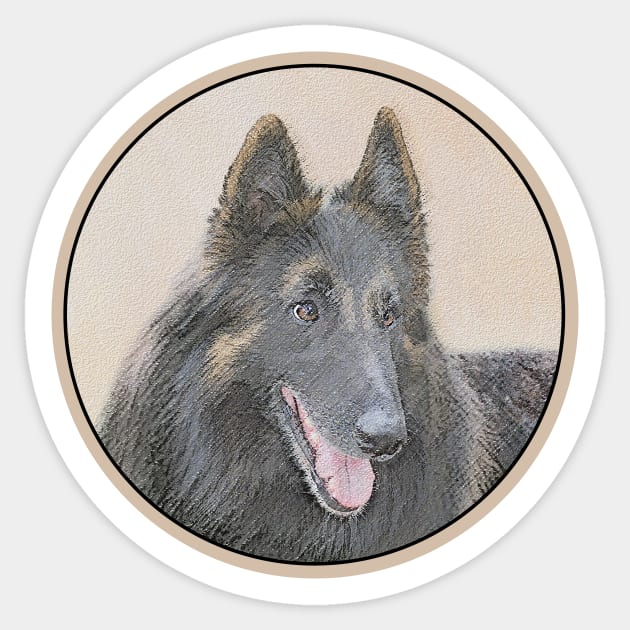 Belgian Tervuren Sticker by Alpen Designs